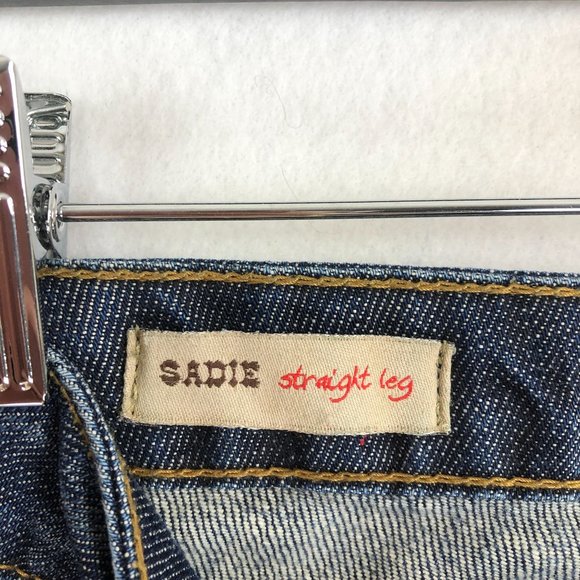 William Rast Women's Size 24 Sadie Straight Leg Medium Wash Blue Denim Jeans - Picture 8 of 9